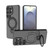 Samsung Galaxy S26 Ultra 5G Ring Shield MagSafe TPU Phone Case with 360 Degree Rotating Holder - Black