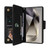 Samsung Galaxy S26 Ultra 5G Rivet Buckle 9 Cards Three Fold Leather Phone Case - Black