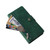 Samsung Galaxy S26 Ultra 5G Rivet Buckle 9 Cards Three Fold Leather Phone Case - Green