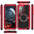 Samsung Galaxy S26 Ultra 5G R-JUST Life Waterproof Dustproof MagSafe Magnetic Holder Phone Case - Red