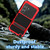Samsung Galaxy S26 Ultra 5G R-JUST Life Waterproof Dustproof Shockproof Holder Phone Case - Red