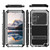 Samsung Galaxy S26 Ultra 5G R-JUST Life Waterproof Dustproof Shockproof Holder Phone Case - Silver