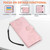 Samsung Galaxy S26 Ultra 5G Rose Flower Embossed 3-Card Slots Leather Phone Case - Pink