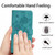 Samsung Galaxy S26 Ultra 5G Rose Flower Embossing Pattern Leather Phone Case - Green