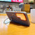 Samsung Galaxy S26 Ultra 5G Rotating Holder PC + TPU Vegan Leather Magnetic Phone Case - White