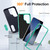 Samsung Galaxy S26 Ultra 5G Rugged PC Hybrid Silicone Phone Case with Holder - Dark Blue+Light Green