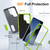 Samsung Galaxy S26 Ultra 5G Rugged PC Hybrid Silicone Phone Case with Holder - Grey+Fresh Green