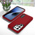 Samsung Galaxy S26 Ultra 5G Rugged PC Hybrid Silicone Phone Case with Holder - Red+Black