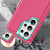 Samsung Galaxy S26 Ultra 5G Rugged PC Hybrid Silicone Phone Case with Holder - Rose Red+Light Green