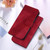 Samsung Galaxy S26 Ultra 5G Seven-shaped Embossed Leather Phone Case - Red