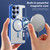 Samsung Galaxy S26 Ultra 5G Shield MagSafe RFID Anti-theft Leather Phone Case - Blue