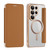 Samsung Galaxy S26 Ultra 5G Shield MagSafe RFID Anti-theft Leather Phone Case - Brown