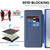 Samsung Galaxy S26 Ultra 5G Shield MagSafe RFID Anti-theft Leather Phone Case - Dark Blue