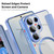 Samsung Galaxy S26 Ultra 5G Shield MagSafe RFID Anti-theft Rhombus Leather Phone Case - Blue