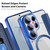 Samsung Galaxy S26 Ultra 5G Shield MagSafe RFID Anti-theft Rhombus Leather Phone Case - Dark Blue