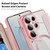 Samsung Galaxy S26 Ultra 5G Shield MagSafe RFID Anti-theft Rhombus Leather Phone Case - Pink