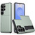 Samsung Galaxy S26 Ultra 5G Shockproof Armor Phone Case with Card Slot - Dark Green
