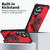 Samsung Galaxy S26 Ultra 5G Shockproof Kickstand Metallic Shaft MagSafe Phone Case - Red