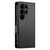 Samsung Galaxy S26 Ultra 5G Side Buckle Magnetic Frosted Leather Phone Case - Black
