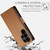 Samsung Galaxy S26 Ultra 5G Side Buckle Magnetic Frosted Leather Phone Case - Brown