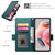Samsung Galaxy S26 Ultra 5G Side Buckle Magnetic Frosted Leather Phone Case - Dark Green