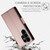 Samsung Galaxy S26 Ultra 5G Side Buckle Magnetic Frosted Leather Phone Case - Rose Gold