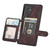 Samsung Galaxy S26 Ultra 5G Skin Feel Dream RFID Anti-theft PU Card Bag Phone Case - Coffee