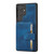 Samsung Galaxy S26 Ultra 5G Skin Feel Dream RFID Anti-theft PU Card Bag Phone Case - Peacock Blue