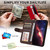 Samsung Galaxy S26 Ultra 5G Skin Feel Life Tree Metal Button Leather Phone Case - Brown