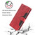 Samsung Galaxy S26 Ultra 5G Skin Feel Magnetic Buckle Leather Phone Case - Red