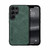 Samsung Galaxy S26 Ultra 5G Skin Feel Magnetic Leather Back Phone Case - Green