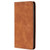 Samsung Galaxy S26 Ultra 5G Skin Feel Magnetic Leather Phone Case - Light Brown