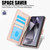 Samsung Galaxy S26 Ultra 5G Skin Feel Pure Color Card Slots Leather Phone Case with Dual Lanyard - Rose Gold