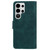 Samsung Galaxy S26 Ultra 5G Skin Feel Pure Color Flip Leather Phone Case - Green
