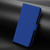 Samsung Galaxy S26 Ultra 5G Skin Feel Solid Color Leather Phone Case with Lanyard - Dark Blue