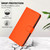 Samsung Galaxy S26 Ultra 5G Skin Feel Solid Color Leather Phone Case with Lanyard - Orange