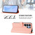 Samsung Galaxy S26 Ultra 5G Skin Feel Solid Color Leather Phone Case with Lanyard - Pink