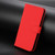 Samsung Galaxy S26 Ultra 5G Skin Feel Solid Color Leather Phone Case with Lanyard - Red
