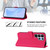 Samsung Galaxy S26 Ultra 5G Skin Feel Solid Color Leather Phone Case with Lanyard - Rose Red
