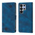 Samsung Galaxy S26 Ultra 5G Skin-feel Embossed Leather Phone Case - Blue