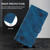 Samsung Galaxy S26 Ultra 5G Skin-feel Embossed Leather Phone Case - Blue