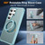 Samsung Galaxy S26 Ultra 5G Skin-Feel Rotary Damping Bracket MagSafe Phone Case - Lake Blue