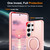 Samsung Galaxy S26 Ultra 5G Skin-Feel Rotary Damping Bracket MagSafe Phone Case - Pink