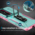 Samsung Galaxy S26 Ultra 5G Sliding Camshield Holder Phone Case - Pink + Grey Green