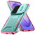 Samsung Galaxy S26 Ultra 5G Sliding Camshield Phone Case - Pink + Grey Green