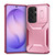 Samsung Galaxy S26 Ultra 5G Sliding Camshield Phone Case - Pink + Rose Red
