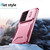 Samsung Galaxy S26 Ultra 5G Sliding Camshield Phone Case - Pink + Rose Red