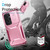 Samsung Galaxy S26 Ultra 5G Sliding Camshield Phone Case - Pink + Rose Red