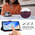 Samsung Galaxy S26 Ultra 5G Smile Embossing RFID Leather Phone Case - Violet