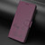 Samsung Galaxy S26 Ultra 5G Smile Embossing RFID Leather Phone Case - Violet